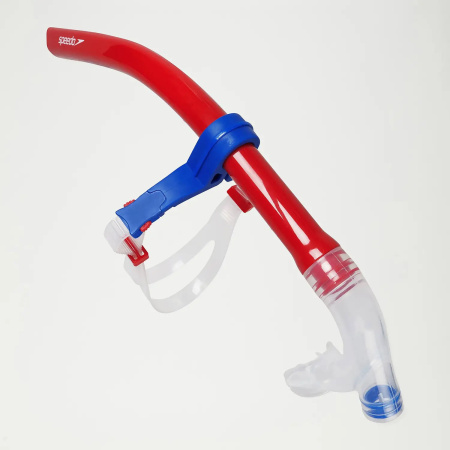 Трубка фронтальная Speedo Center Snorkel (красный/голубой)